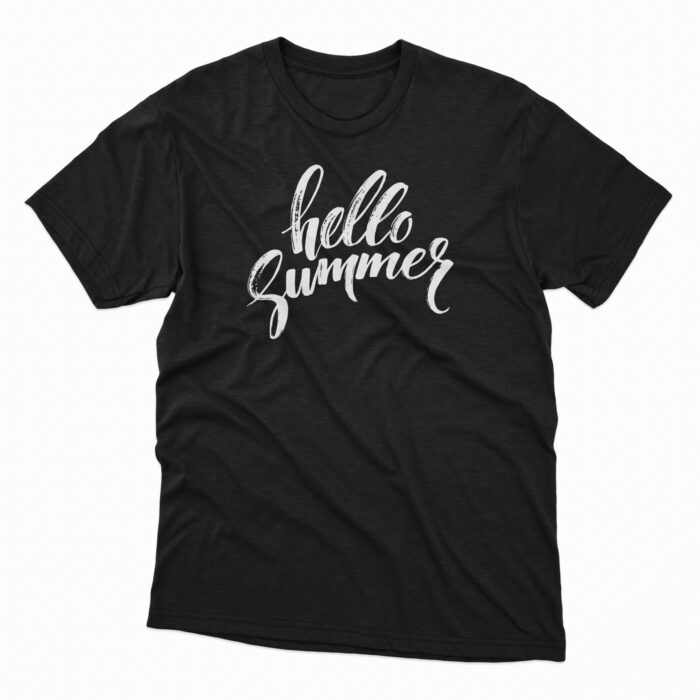 TSH-100210-Black Hello Summer - Image 1